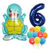 Standing Pokémon Pikachu Squirtle Child Elf Birthday Aluminum Film Printing Latex Balloon Gift