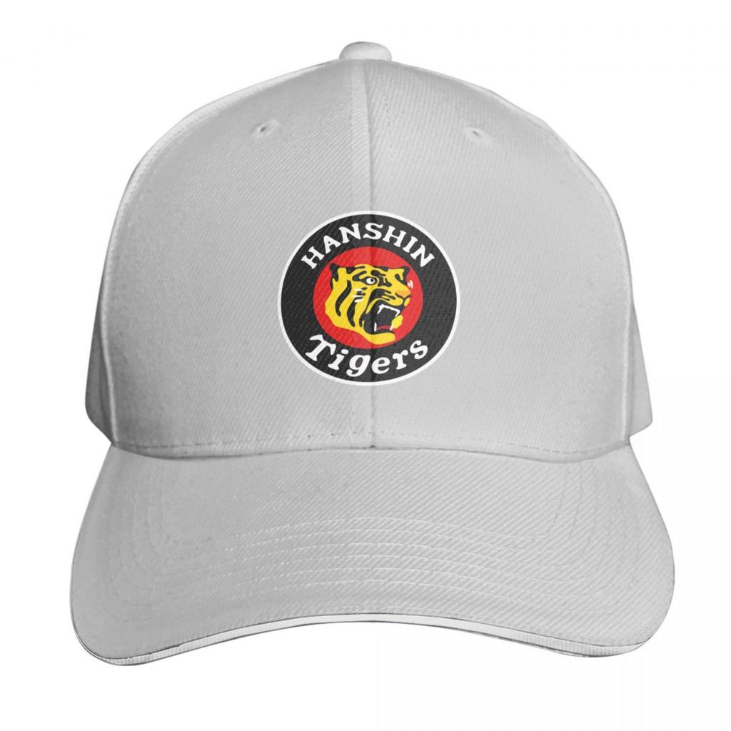 Vintage Hanshin Tigers Design Essential Baseball Cap Hard Hat Golf Hat Unisex Hood Women Caps Unisexs