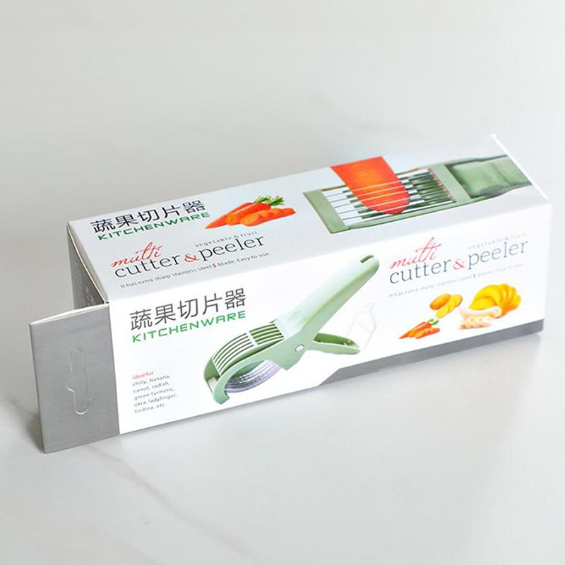 Stainless Steel Vegetable And Fruit Slicer Multi Functional Salad Slicer Kitchen Accessories Kitchen Tools