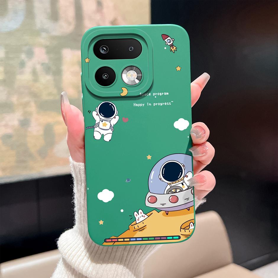 Case For OPPO Realme 16 Pro 16 Pro Plus Cute Kitten Avocado Full Protection Shell For Realme 16 Pro+ Liquid Silicone Back Cover