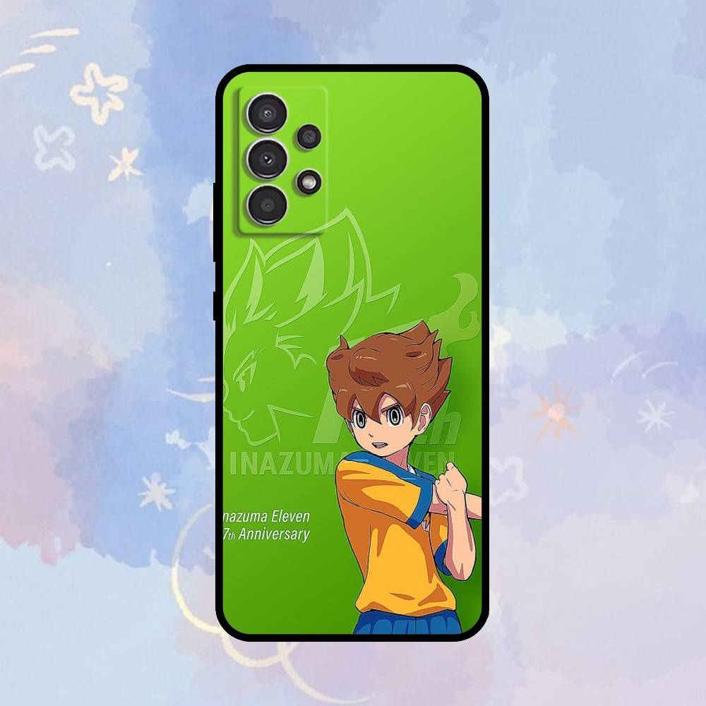 AAA I-Inazuma ElevenS Anime Phone Case For Samsung Galaxy A73,A72,A71,A70,A53,A52,A51,Others Soft Black Cover