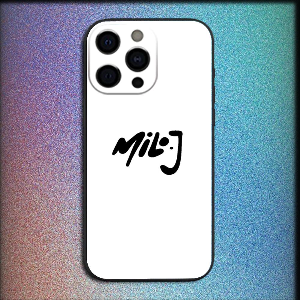 Singer M-Milo J Phone Case For iPhone 16,15,14,13,12,11,Pro,X,XS,Max,XR,Plus,Mini Soft Black Cover