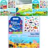 Children Sticker Book With Reusable Paper And Bubble Stickers For Early Learning And Brain Development