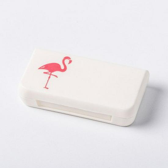 Compact Travel Pill Organizer: 3-Compartment, 7-Day Tablet & Capsule Dispenser Box