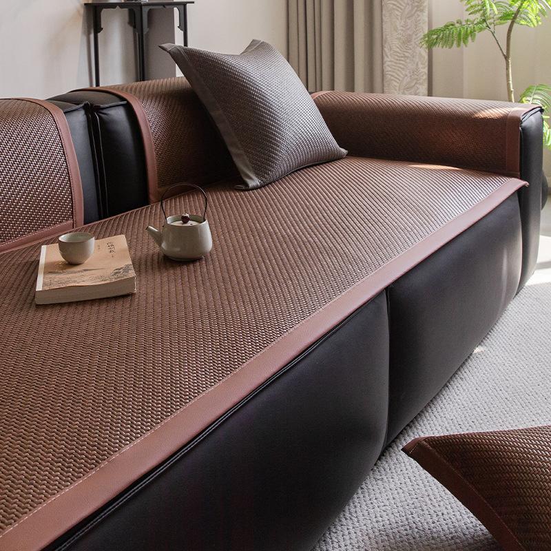 Modern Simple Pe Ice Rattan Sofa Cushion, New Non-Slip And Wear-Resistant Rattan Cushion In Summer , Cool And Light Luxury