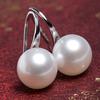 Hook Earrings Elegant Easy Matching Compact Faux Pearl Women Jewelry for Shopping Dating
