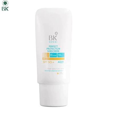 Protector solar Sensi Perfect Protection SPF 50+ PA+++, 100% no químico, UVA1, UVA2, UVB, PM2.5, luz azul violeta, 25 g.