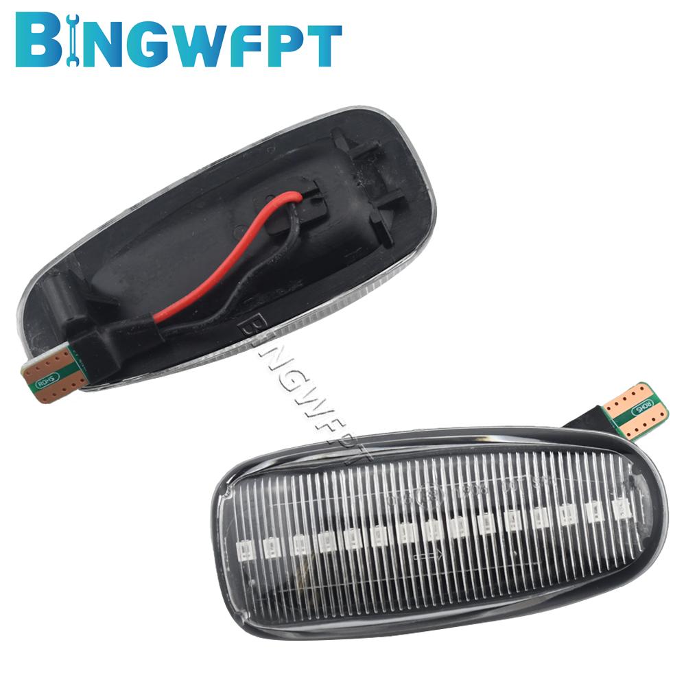 2X Indicator Light Lamp Side Repeater For Benz W210 W208 W638 CLK SLK-Class 2108200921 Car Side Marker Light For Mercedes