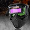 Welding Helmet with Goggles Heat-Resistant Face Mask Split Removable Welding Shield for Eye Protection