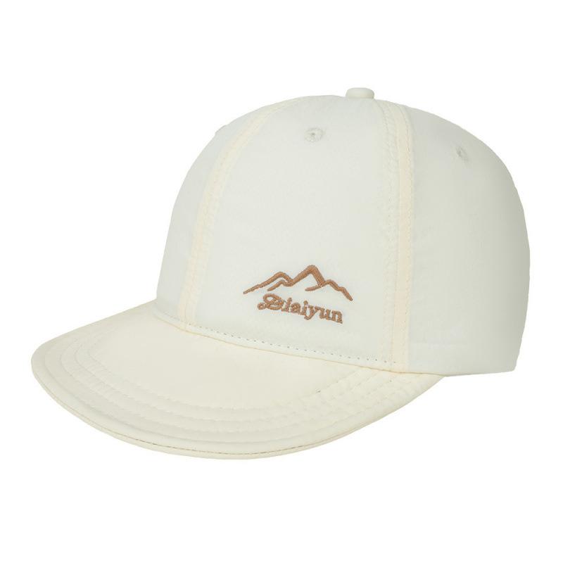 Embroidered Baseball Hat Men'S And Women'S Summer Quick-Drying Outdoor Sun Protection Sports Short-Brimmed Cap Sun Protection Upf50 +