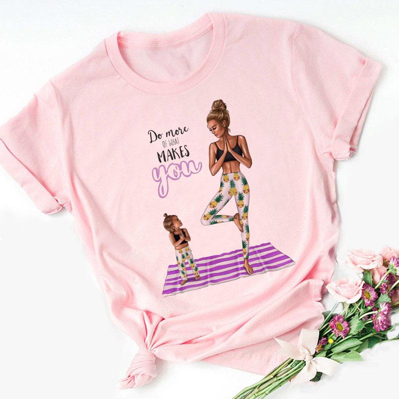 Super Mom T shirt Women Mothers Love Print Pink Tshirt Harajuku Mama TShirt Tops tee shirt Femme Summer