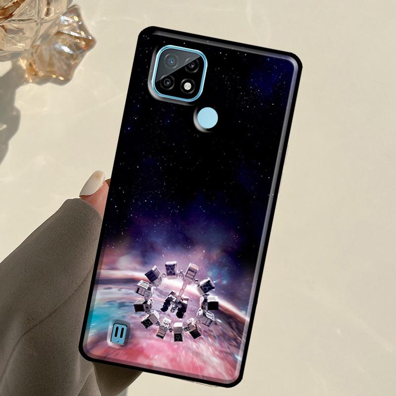 Interstellar Movie For Realme C67 C75 C61 C55 C53 C51 C21Y C25S GT 6 6T 5 GT7 Pro 10 11 12 13 14 Pro Plus Case