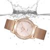 WWOOR Women Watch Luxury Diamond Dress Watch For Women Waterproof Ladies Quartz Bracelet Wristwatch Gift