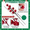 Frosted Faux Cedar Sprays for Christmas Tree, Wreath, Floral Arrangement, Vase, Winter Holiday Décor