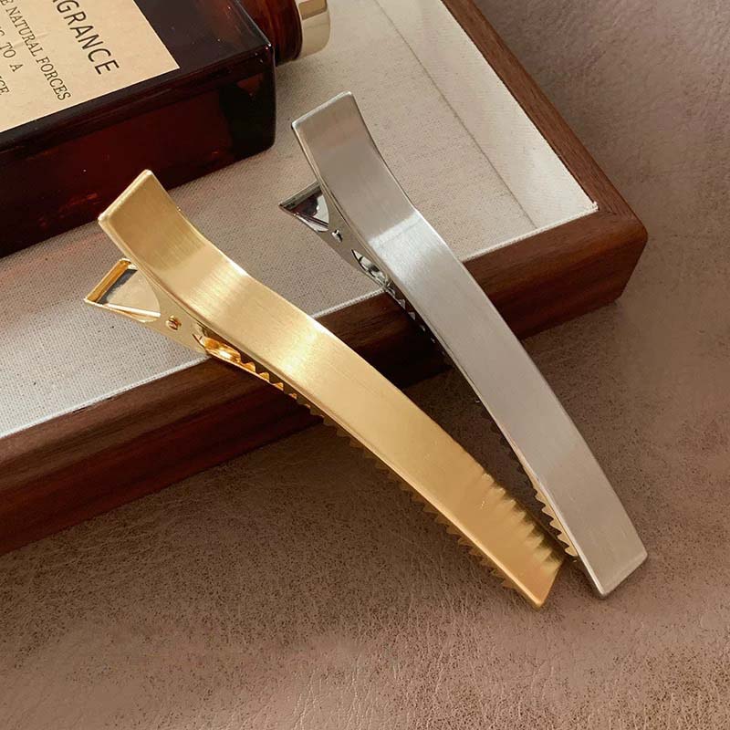 Französisch Neu Frauen Mädchen Haarspange Hohe Qualität Schleife Metall Haarnadel Seite Pony Haarkarte Einfach zu Verwenden Accessoires Haarschmuck