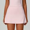Oiob Yoga Suit Summer New Cami Waist Hugging Slimming Top Fitness Sports Leisure Tennis Short dress