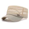 1PC Flat Caps Outdoor Men Protection Mesh Women Summer Snapback Breathable Hats Quick Dry Baseball Cap New