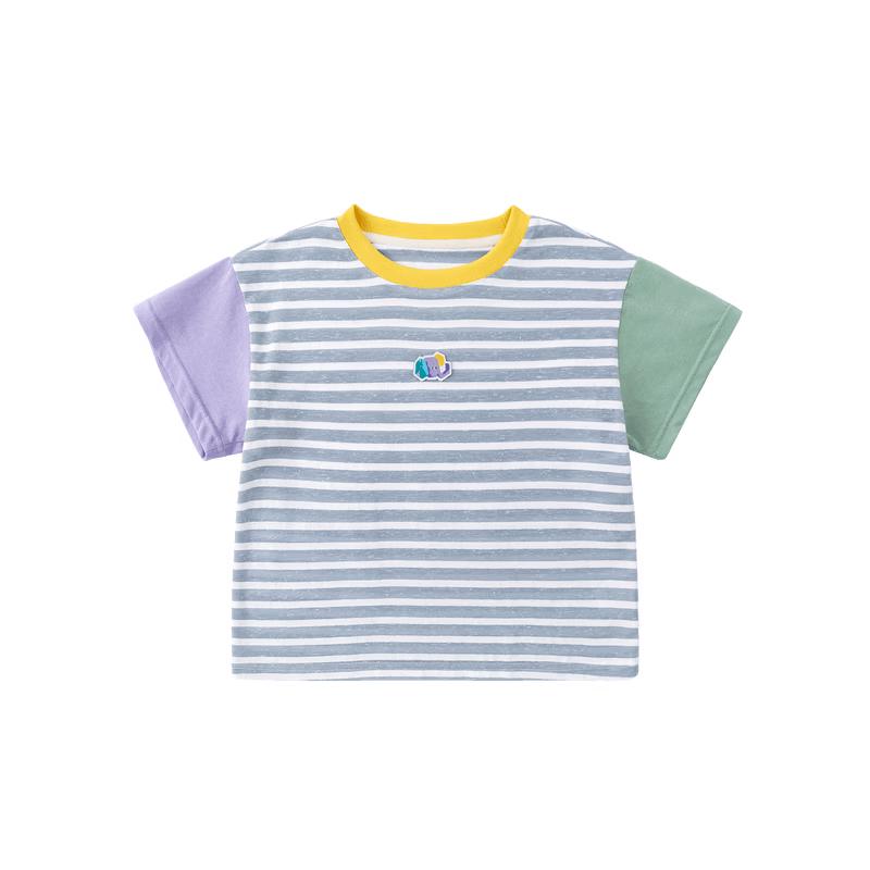 Dudu Family Sunshine Cotton Kids' Raglan Short Sleeve T-Shirt