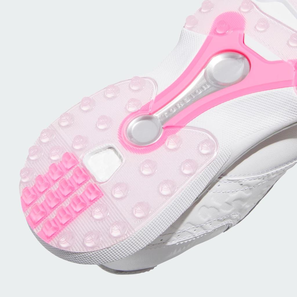 adidas MC70 SPIKELESS GOLF HP7085 Women's Performance Sports Shoes Cloud White / Silver Metallic / Lucid Pink