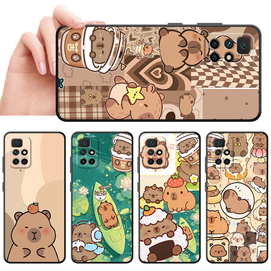 Süße Capybara Handyhülle für Xiaomi Redmi 13C A5 9 A1 A2 Plus A4 10 K40 K80 Pro 12C 14C A3