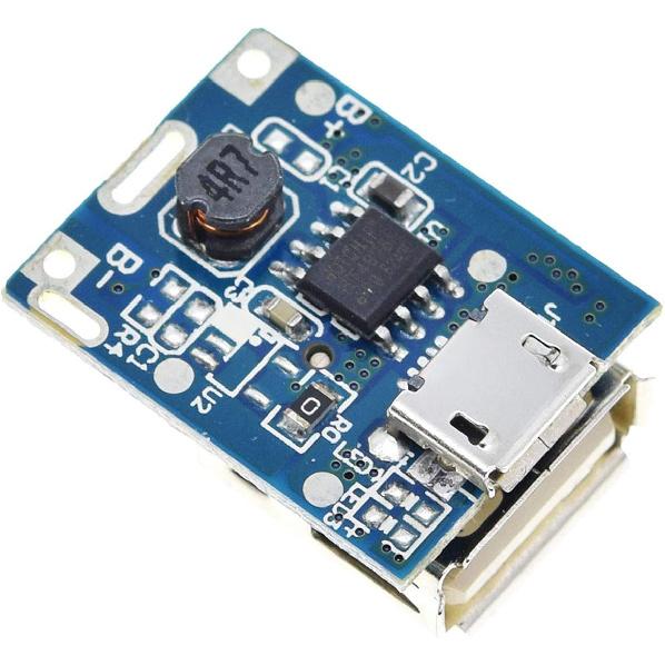 12PCS 5V 1A Boost Step Up Power Supply Module Lithium Battery Li-ion Charging Protection Board 134N3P DIY Charger LED Display USB and Micro Port