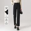 Sishuinianhua Women's Elegant Cropped Casual Pants L22003K1