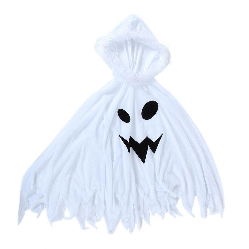 Ghost Kids Halloween Cloak Cape Cosplay Costumes Toddlers Outfit Party Play Role
