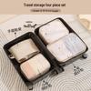 6-8 Piece Travel Storage and Organizer Bag Set for Clothes and Underwear