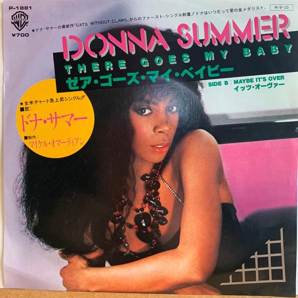 7inch Record DONNA SUMMER - There Goes My Baby / Maybe It's Ove P1881PROMO WARNER BROS. 1984 Japan Soul/Funk Used