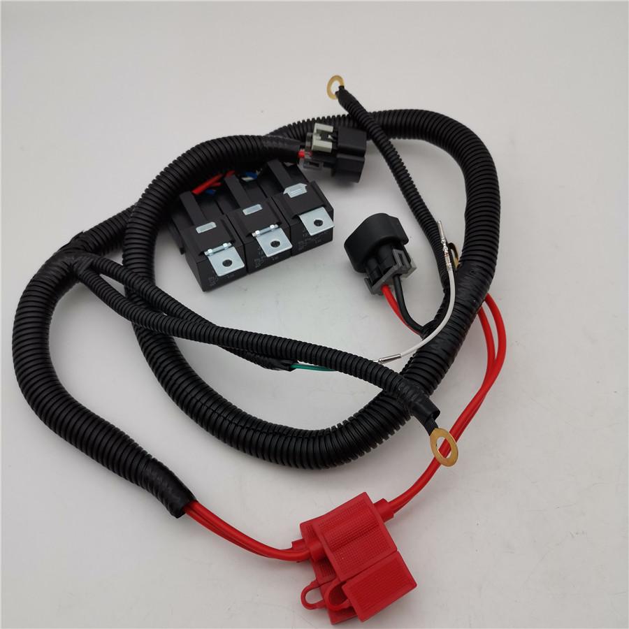 New Dual Electric Fan Upgrade Wiring Harness for 1999–2006 GM Truck ECU Control