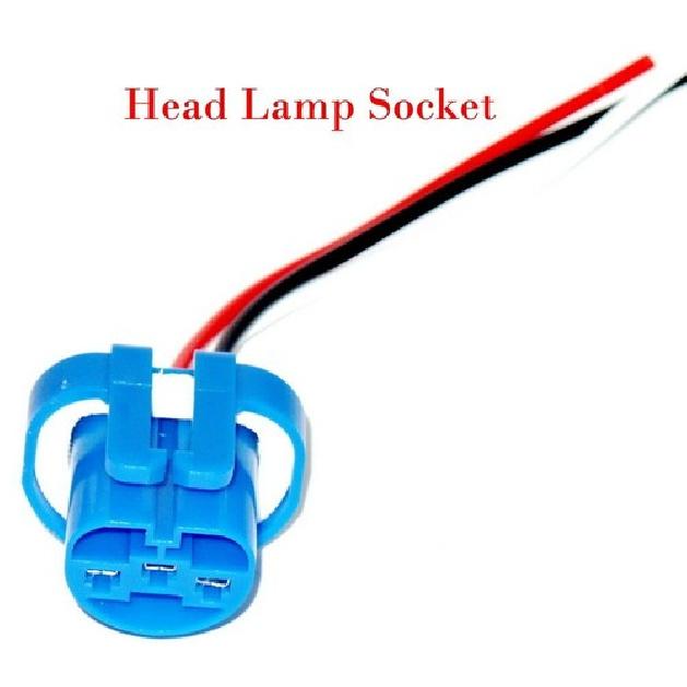 85811 Electrical Sockets 3-Wire For Halogen Headlight 9004 And 9007 Bulb