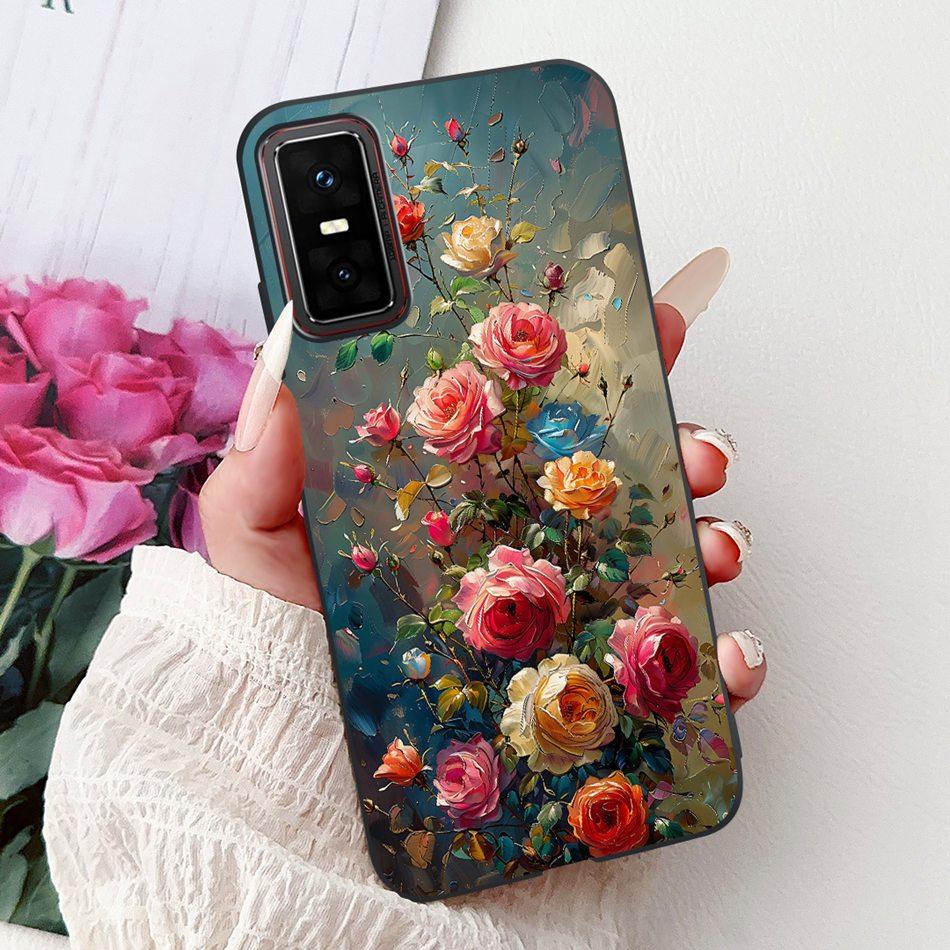 For Infinix GT 30 Pro X6873 2025 Elegant Floral Butterfly Phone Case For Infinix GT30 Pro 5G Soft Silicone TPU Cases