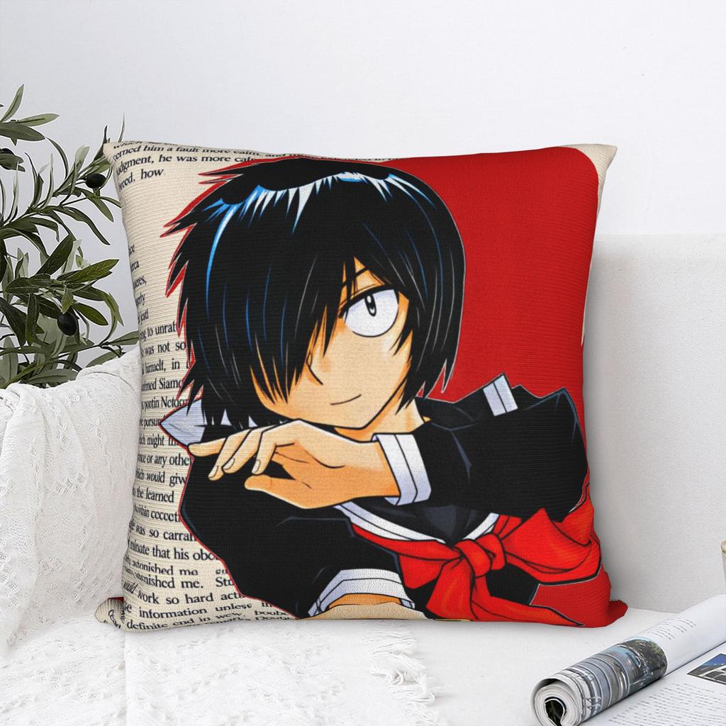 Urabe Mikoto Mysterious Girlfriend X Pillow Case Cute Funny Pillow Cover Soft Pillowcases For Living Room Sofa