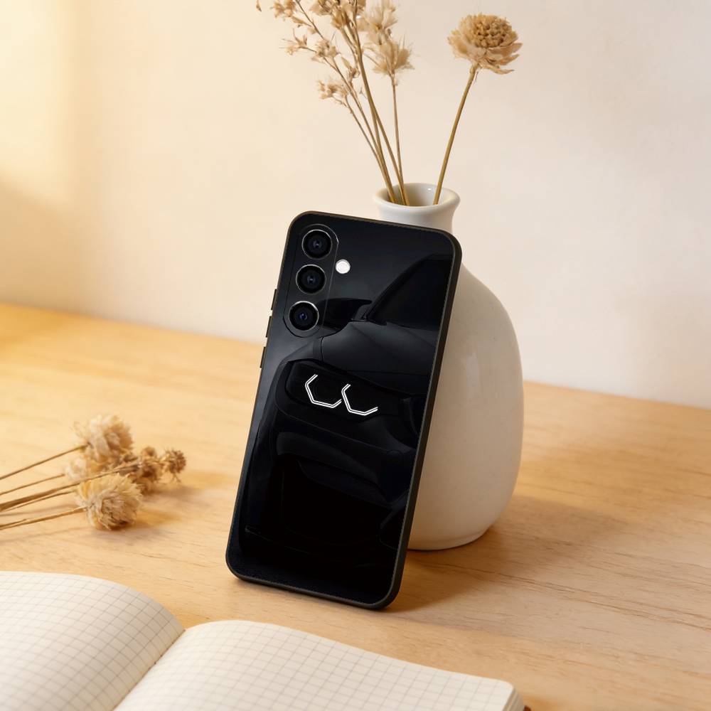 Black Car COOL Phone Case For Samsung Galaxy A73,A72,A71,A70,A53,A52,A51,Others Soft Black Cover Samsung a72