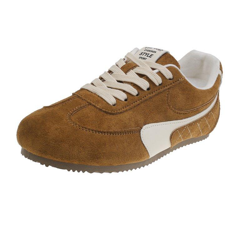 

Niche candy-colored Agande training shoes for women s 2025 new versatile inner height-increasing casual sports board shoes 40 верблюд