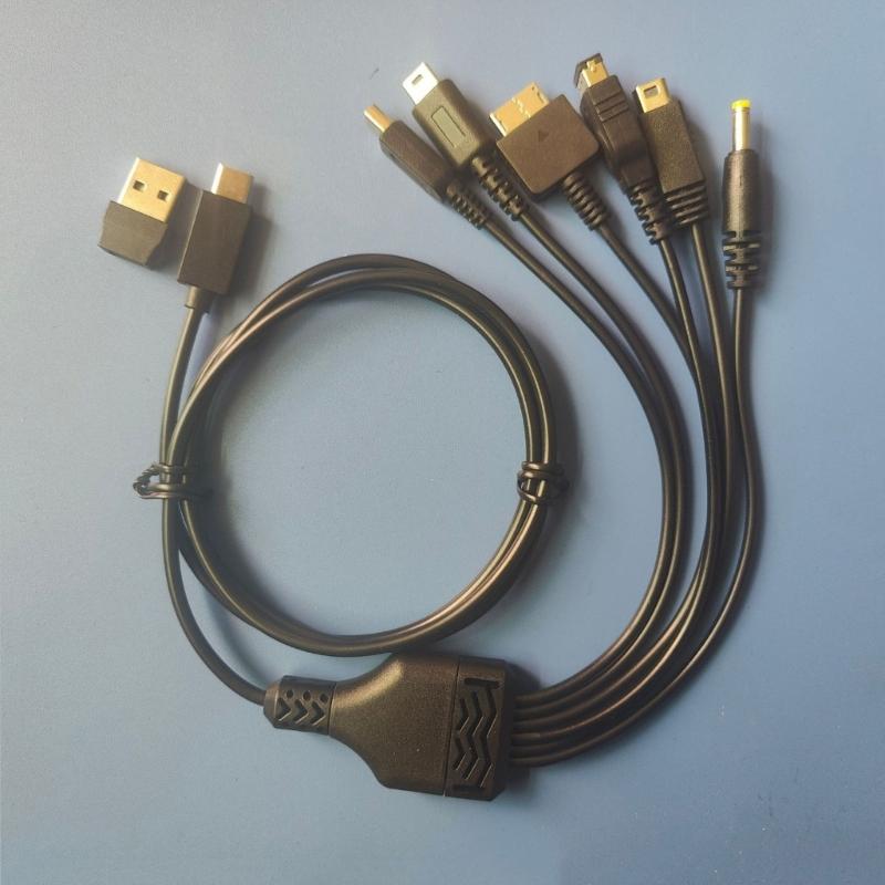 Universal 6 in 1 USB C Charging Cable For Handheld Game Consoles Gaming Cable Charging Cord Replacement