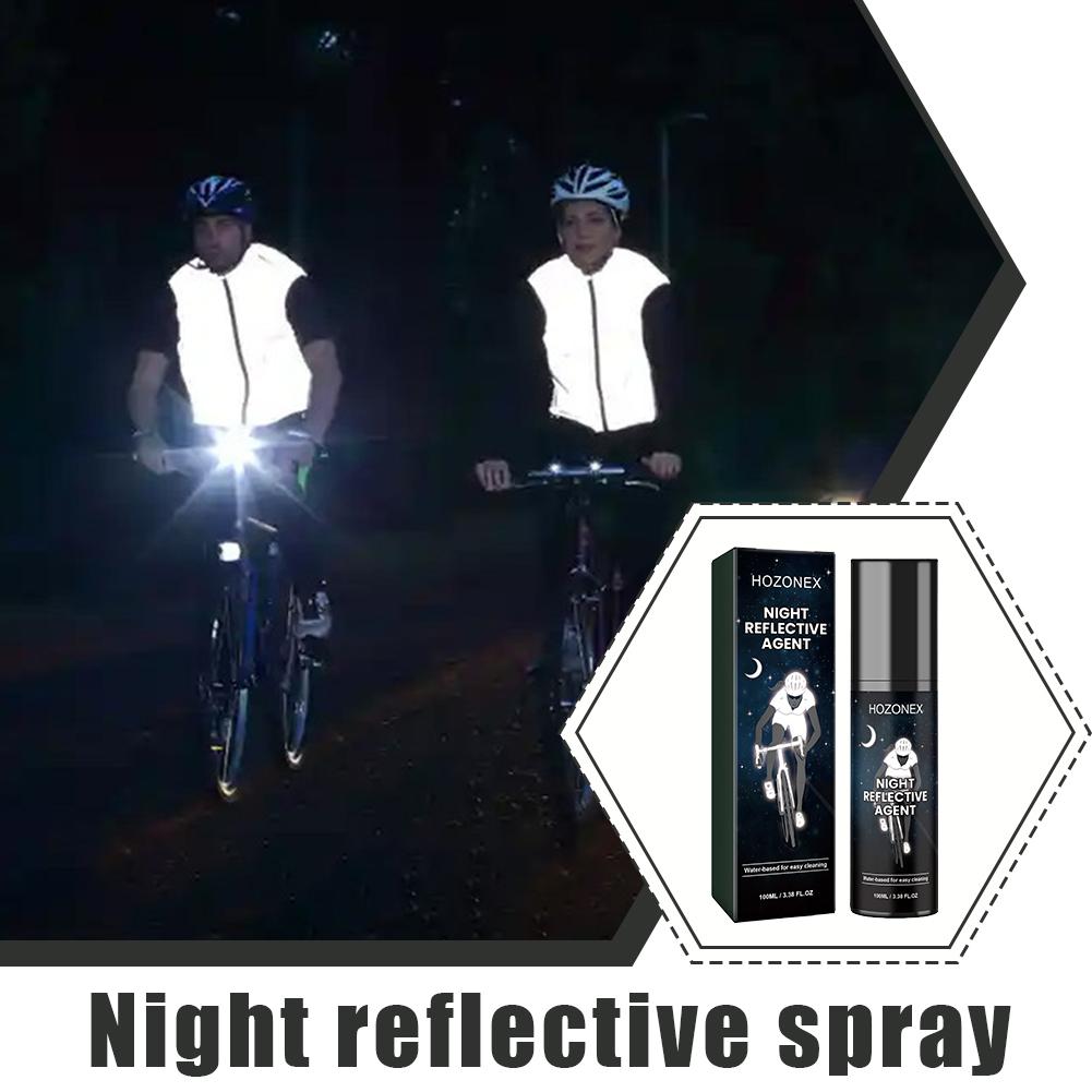 Reflective Night Spray Paint For Night Riding Glow-in-The-Dark Bright Spray Luminous Warning Signs Fluorescent Night Spray