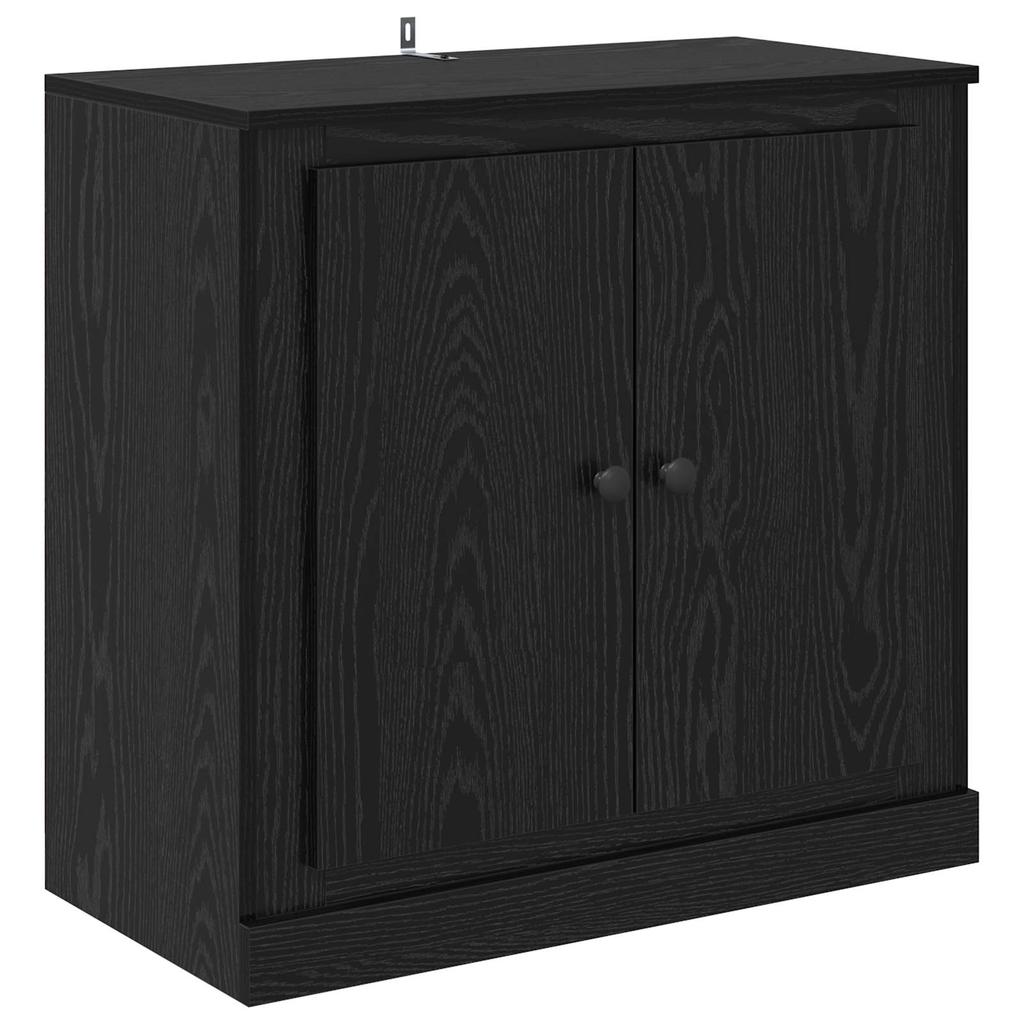 Sideboard in Black Oak Look 70 x 35.5 x 67.5 cm