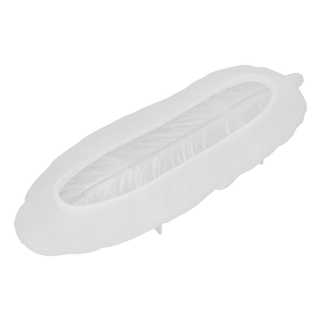 Feather Silicone Resin Molds Feather Shaped Silicone Tray Mold Resin for Jewelry Storage Container DIY Gifts