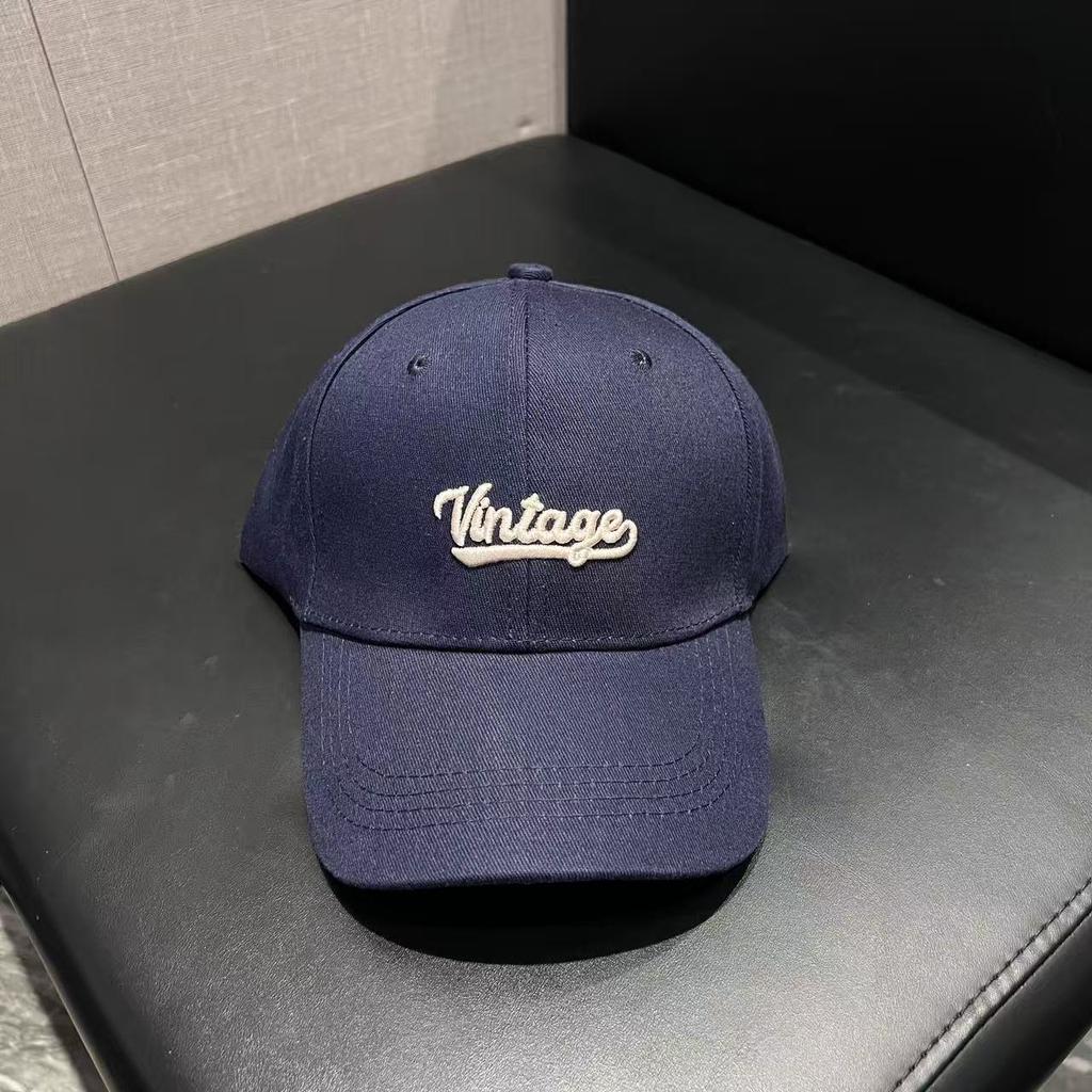 Spring and Autumn New Alphabet Versatile Baseball Cap Children's Fashion Trend Brand Casual Corduroy Peaked Cap Men's Trend