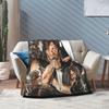 Daryls Dixon The Walking Dead Blankets Flannel Autumn/Winter Super Warm Throw Blanket for Home Travel Bedding Throws