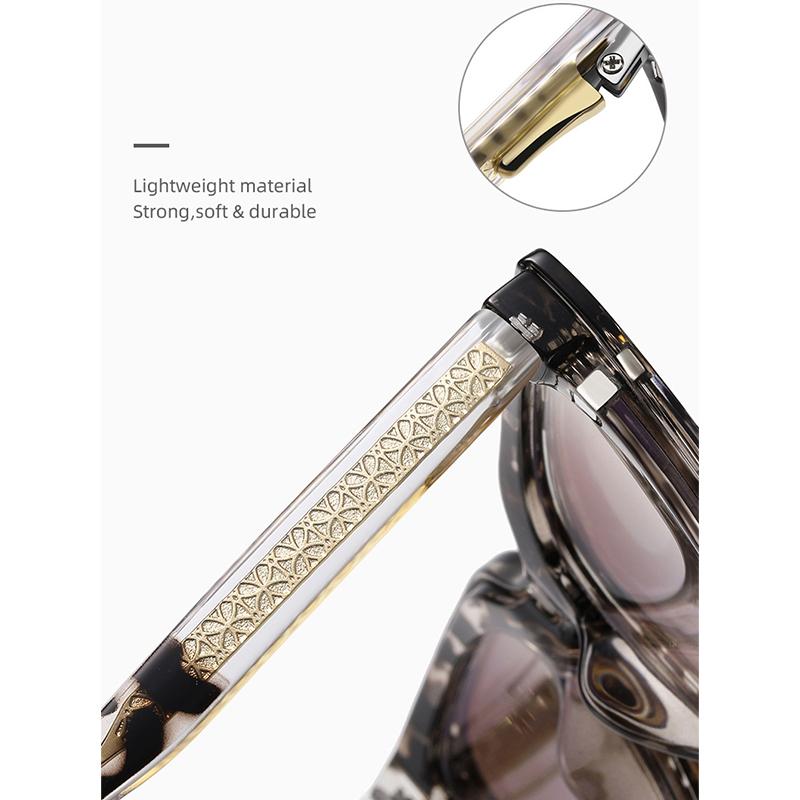 Custom Myopia Prescription Women Men Polarized Clip On Sunglasses Fashion Computer Eyeglasses TR90 Anti Blue Light Glasses Frame