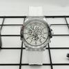 JYL Men's Watch Student Fake Three-eye Hollow Silicone Strap