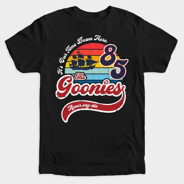 

The Goonies 85 Never Say Die Steven Spielberg Sean Astin Josh Brolin T-Shirt Unisex T-Shirt XXL