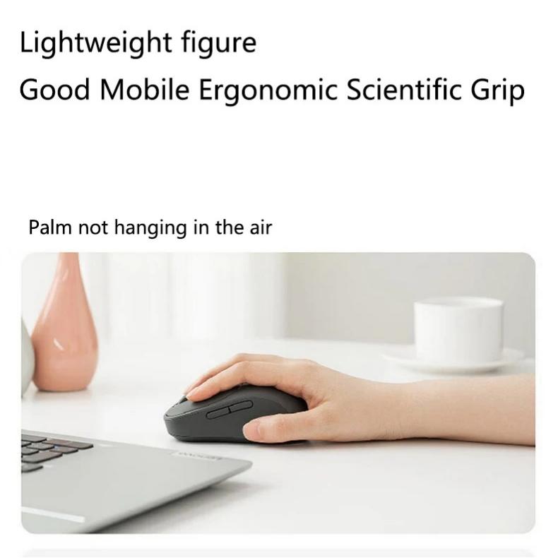 Mouse Lenovo Xiaoxin Bluetooth Wireless Mouse M3 Twilight Gray Light Sound Three Bluetooth Office Mouse Silent Charging Mouse