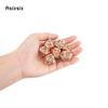 7 Pcs Golden Green Skull Metal Dice Hollow Metal Polyhedral Dice Set Suitable for Role-Playing RPG  Board Game Card Game