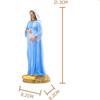 Statue der schwangeren Maria, Ornamente, katholische religiöse Innendekoration, Kunstharz