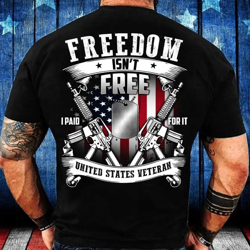 Veteran T Shirt Freedom Isn'T Free I Pair For It United States