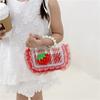 Floral Childrens Delightful Crossbody Bag With Shiny Sequins For Fashionable Toddlers