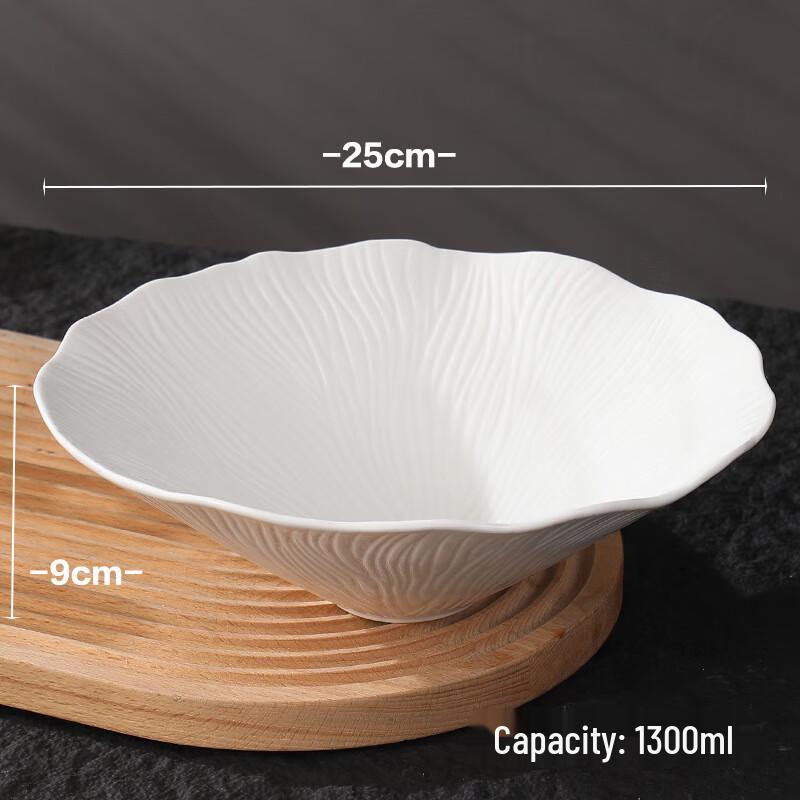 

ZISIZ Ceramic Lotus Leaf Douli Bowl